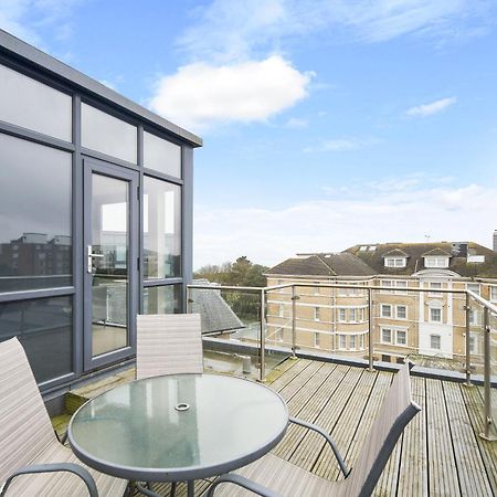 Ferienwohnung Westcliff Penthouse With Sea Views And Balcony Bournemouth Exterior foto