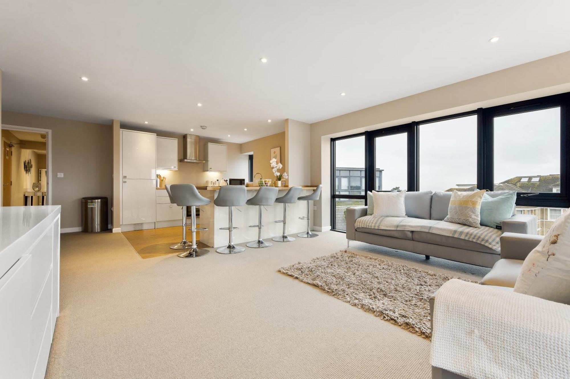 Ferienwohnung Westcliff Penthouse With Sea Views And Balcony Bournemouth Exterior foto